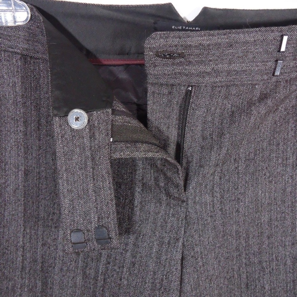 Elie Tahari Dress Pants Trousers Wool Blend Office